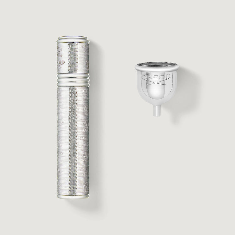 Refillable Travel Perfume Atomizer 10ml - Silver/Silver Refillable Travel Perfume Atomizer 10ml - Silver/Silver