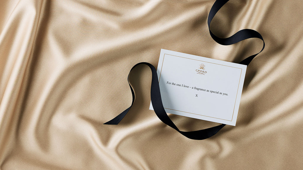 Message Card next to the black Ribbon