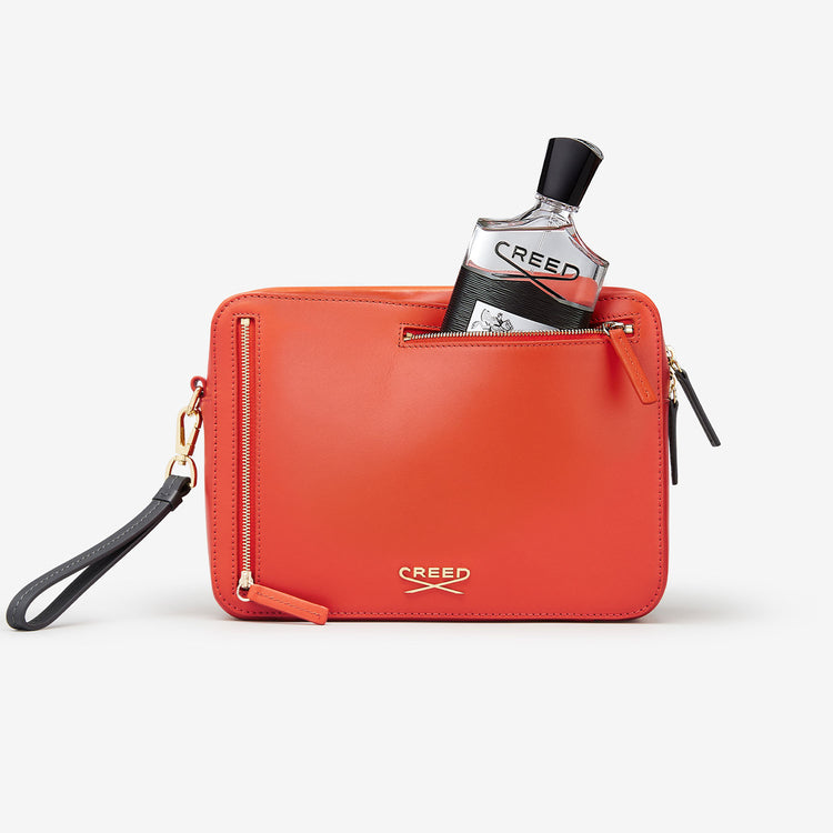 Leather Wash Bag - Citrus Leather Wash Bag - Citrus