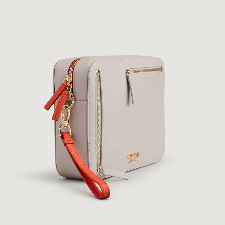 Leather Wash Bag - Fawn Leather Wash Bag - Fawn