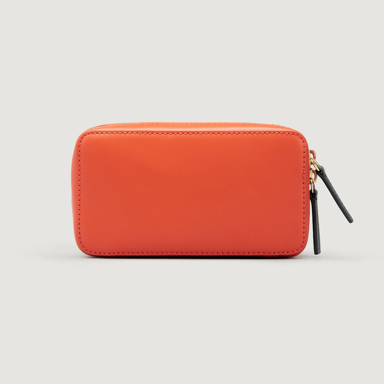 Leather Wash Bag - Citrus Leather Wash Bag - Citrus