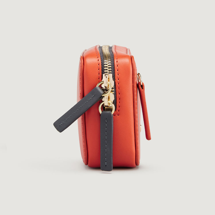 Leather Wash Bag - Citrus Leather Wash Bag - Citrus