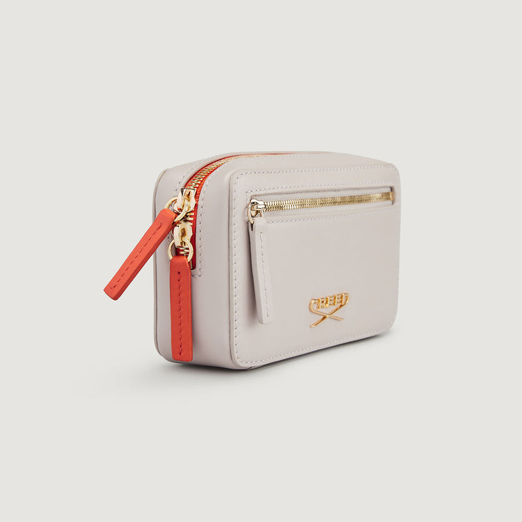 Leather Wash Bag - Fawn Leather Wash Bag - Fawn