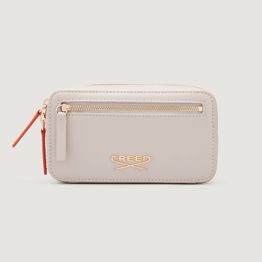 Small Fawn Leather Wash Bag